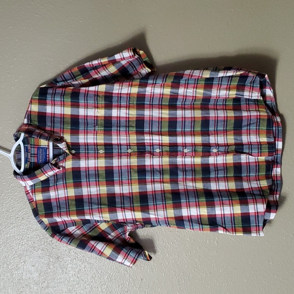 Pendleton Plaid Oceanside Short Sleeve Shirt Button Down Mens XL 100% Cotton